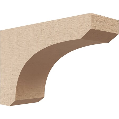 Ekena Millwork 2"W x 6"D x 4"H Classic Legacy Rough Cedar Woodgrain TimberThane Corbel, Primed Tan CORUR02X06X04LGYRCPR